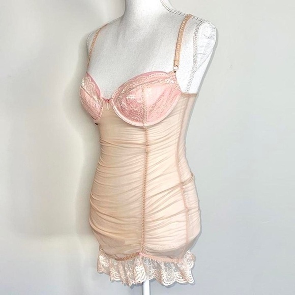 Rare Victoria’s Secret Angels Mesh Slip - Picture 2 of 9